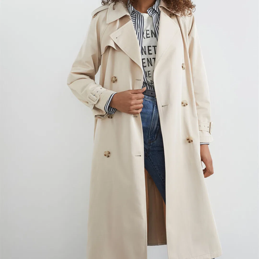 Trench-Coat Style Femme British Classic Gobal Fashion